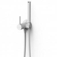 TRES Max 134123BM Гигиенический душ - комплект со смесителем (белый матовый)