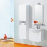 ideal standard motion W5506EA зеркало для ванной комнаты с полкой и светильником, цвет белый. со скидкой на распродаже