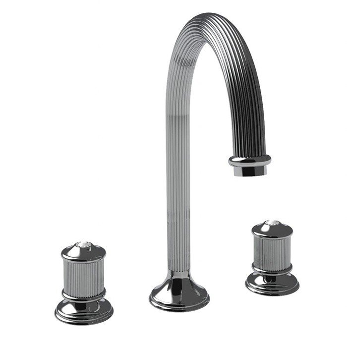 Bongio ROYALE80 24501CRST Смеситель для раковины на три отверстия (хром ...