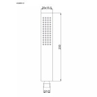 AQUAme AQM8512CR Ручной душ (хром)