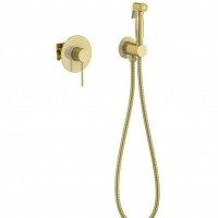 Timo Saona 2389/17SM Гигиенический душ встраиваемый комплект со смесителем (цвет матовое золото)