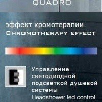 Gessi Colour Quadro 32943 238 Верхний душ с хромотерапией