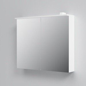 AM.PM Spirit 2.0 M70AMCX0801WG Зеркальный шкаф с подсветкой 800*680 мм (белый)