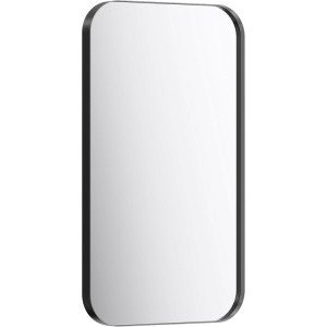 AQWELLA RM RM0205BLK Зеркало для ванной комнаты 50*90 см (чёрный матовый)