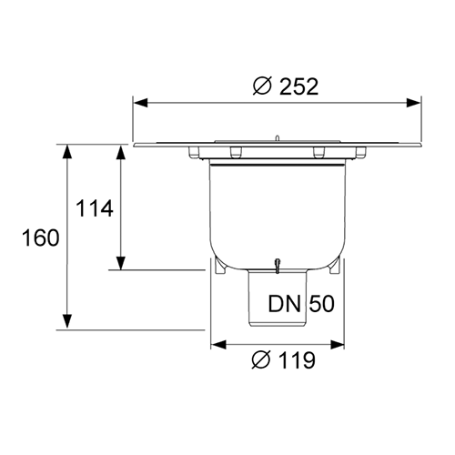 TECE Drainpoint S 3601600 Душевой трап с вертикальным выпуском, купить ...