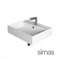 SIMAS Agile AG61 bi*1 Раковина универсальная 610*460 см (белый глянцевый)