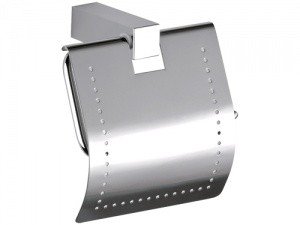 REMER SQ SQ60CR Держатель для туалетной бумаги с крышкой (хром)
