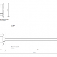Decor Walther Mikado HTH1 0520576 Держатель для полотенца 40 см