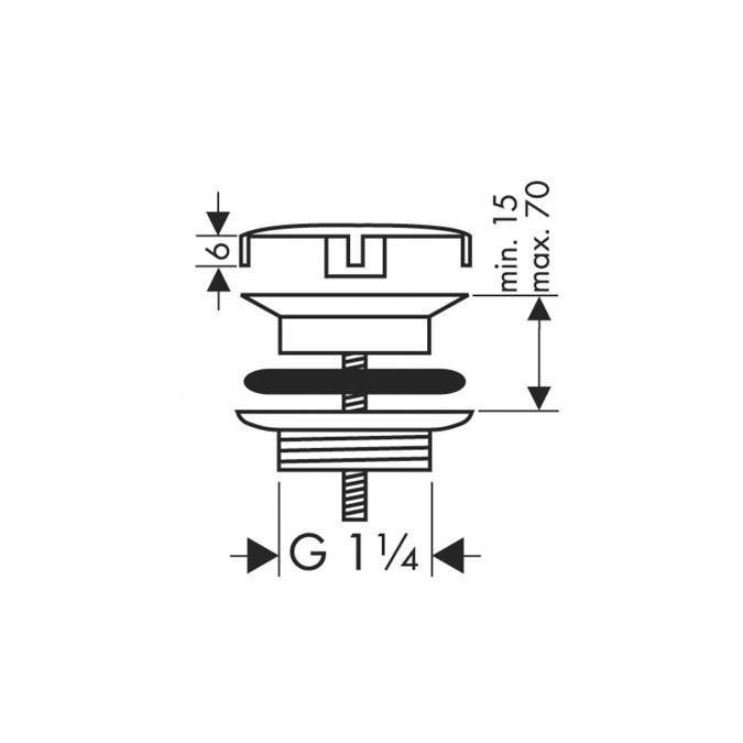 Обратный клапан hansgrohe