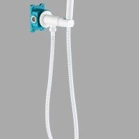 ALMAes AGATA AL-877-06 Гигиенический душ в комплекте со прогрессивным смесителем белый