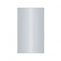 Colombo Design Gallery B2061 - Зеркало для ванной комнаты со светильником 50*90 см | в металлической раме (нержавеющая сталь - полированная)