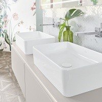 Villeroy Boch Collaro 4A2056R1 Раковина накладная для ванной комнаты 560x360 мм ceramicplus (альпийский белый).