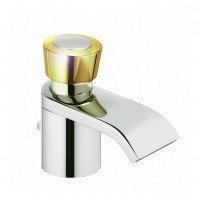 KLUDI JOOP! 55023H805 - Смеситель для раковины (хром - хрусталь янтарный)