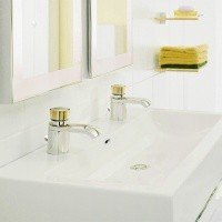 KLUDI JOOP! 55023H805 - Смеситель для раковины (хром - хрусталь янтарный)