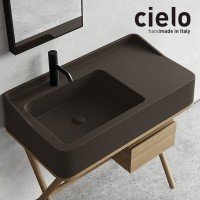 Ceramica CIELO Siwa SWLA FN - Раковина для ванной комнаты 90*50 см (Fango)