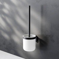 AM.PM X-Joy A8433322 Ёршик для унитаза подвесной (чёрный матовый)