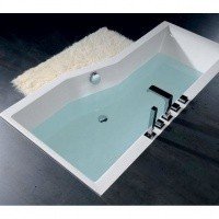 Акриловая ванна ALPEN Versys 170 R 70611, гарантия 10 лет, асимметричная форма, объём 278 литров, цвет - euro white (европейский белый)