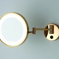 Bertocci Specchi 188 6126 5000 Косметическое зеркало с LED-подсветкой (золото шлифованное)