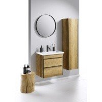 AQWELLA RM RM0206BLK Зеркало для ванной комнаты Ø 60 см (чёрный матовый)