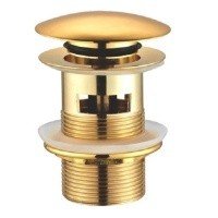 CeramaLux RD011 Донный клапан | сливной гарнитур (золото)