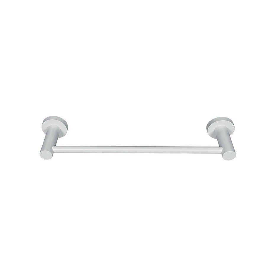 Colombo Design PLUS W4910.BM - Металлический держатель для полотенца 48,5 см (белый матовый)