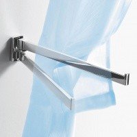 Colombo Design LOOK B1612.NM Двойной полотенцедержатель 33,5 см (черный матовый)