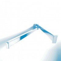 Colombo Design LOOK B1612.NM Двойной полотенцедержатель 33,5 см (черный матовый)