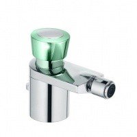 KLUDI JOOP! 55216H705 - Смеситель для биде (хром - хрусталь зеленый)