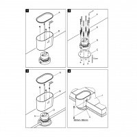 grohe atrio 45473 Набор щитков для отдельно стоящего смесителя на одно отверстие для ванны