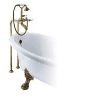 Nicolazzi 5574GO Вертикальное подключение смесителя для ванны | ноги для смеситля (золото)