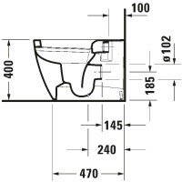 Duravit Bento Starck Box D4600200 Унитаз напольный | в комплекте с сиденьем и крышкой (белый глянцевый | белый матовый)