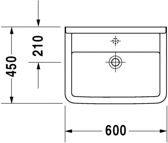 Duravit Starck 3 030760 Раковина медицинская на 60 см, в интернет ...