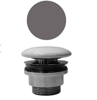 GSI SPARES PVC16 Донный клапан для раковины с керамической крышкой (Bistro matte)
