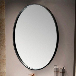 MELANA 600 MLN-M002 Зеркало для ванной комнаты 60х80 см (черный)