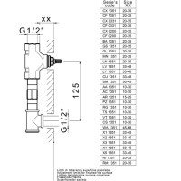 Cisal ZA03351004 Внутренний механизм смесителя для раковины