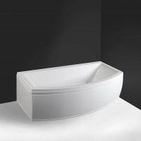 Акриловая ванна ALPEN Verva 170 78798, гарантия 10 лет, неправильная форма, объём 255 литров, цвет - euro white (европейский белый)