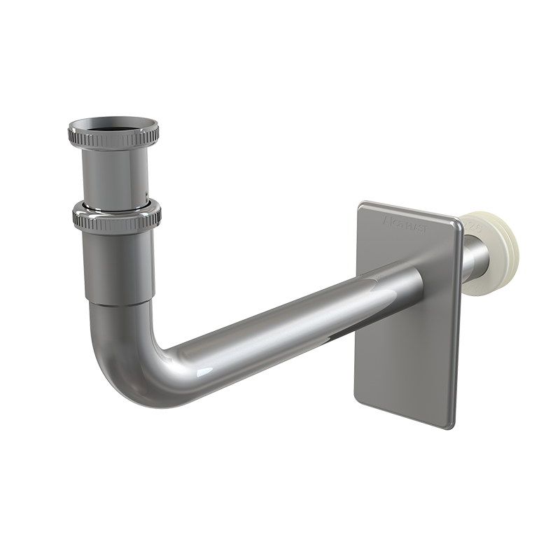 AlcaPlast A438 Колено слива для сифона (хром), в интернет-магазине ...