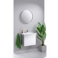 AQWELLA RM RM0206W Зеркало для ванной комнаты Ø 60 см (белый матовый)