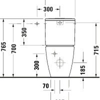 Duravit Bento Starck Box D4600400 Унитаз-компакт | в комплекте с сиденьем и крышкой (белый глянцевый)