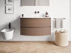 Berloni Bagno WAY ROUND WARBS2CKD4C 1429 Тумба под раковину 100*48 см (Rovere Biondo)