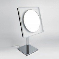 Colombo Design Complementi B9755 Зеркало косметическое с подсветкой - настольное (хром)