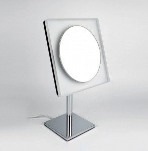 Colombo Design Complementi B9755 - Зеркало косметическое с подсветкой | настольное (хром)