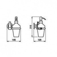 Bagno & Associati Operetta ON12792 Дозатор для жидкого мыла подвесной