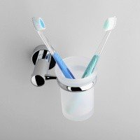 WasserKRAFT Donau K-9428 Стакан для зубных щёток подвесной (хром)