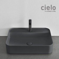 Ceramica CIELO Shui Comfort SHCOLARF CM Раковина для ванной комнаты 60*43 см | подвесная - накладная (Cemento)