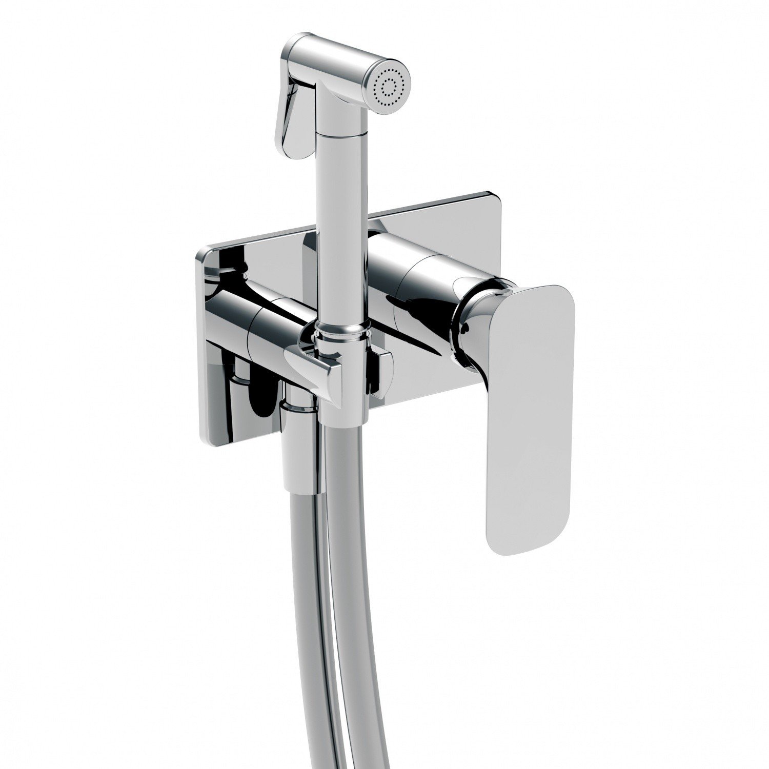 Гигиенический душ кайзер со смесителем скрытого монтажа