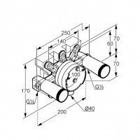 KLUDI JOOP! 7438700-00 Монтажный блок