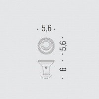 Colombo Design Hermitage LC87 - Крючок для халатов | полотенец (хром)