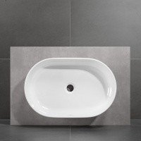Villeroy Boch Collaro 4A1956RW Раковина накладная для ванной комнаты 560x360 мм ceramicplus (белый камень).