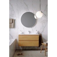 AQWELLA RM RM0208W Зеркало для ванной комнаты Ø 80 см (белый матовый)